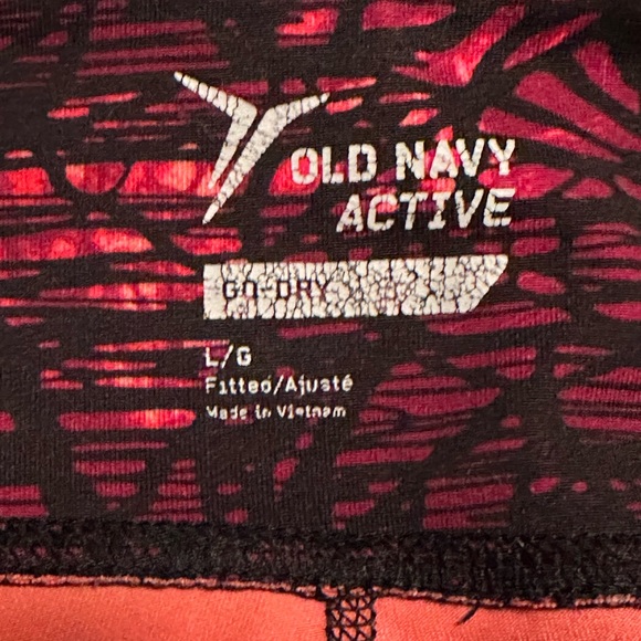 Old Navy capri exercise leggings mid-to-low rise - size L - Picture 4 of 5